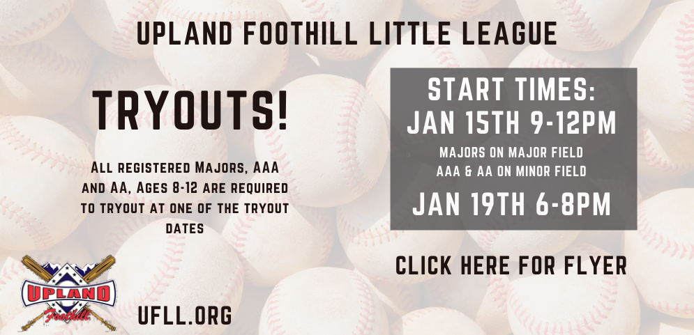 Spring Baseball Tryouts