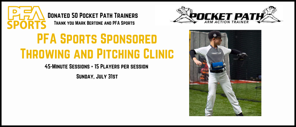 PFA Sports Throwing and Pitching Clinic