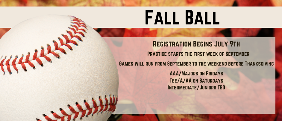 Fall Ball 2022 Registration