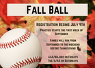 FALL BALL REGISTRATION IS OPEN!